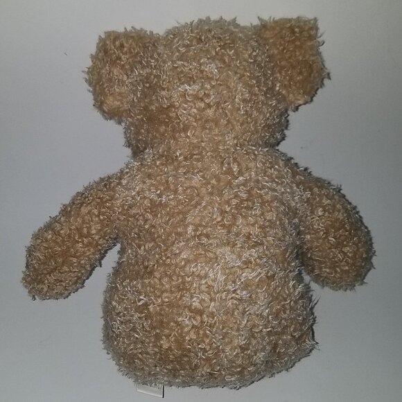 VTG Yangjee Tan Teddy Bear Plush Curly Fuzzy Brown - Picture 8 of 11